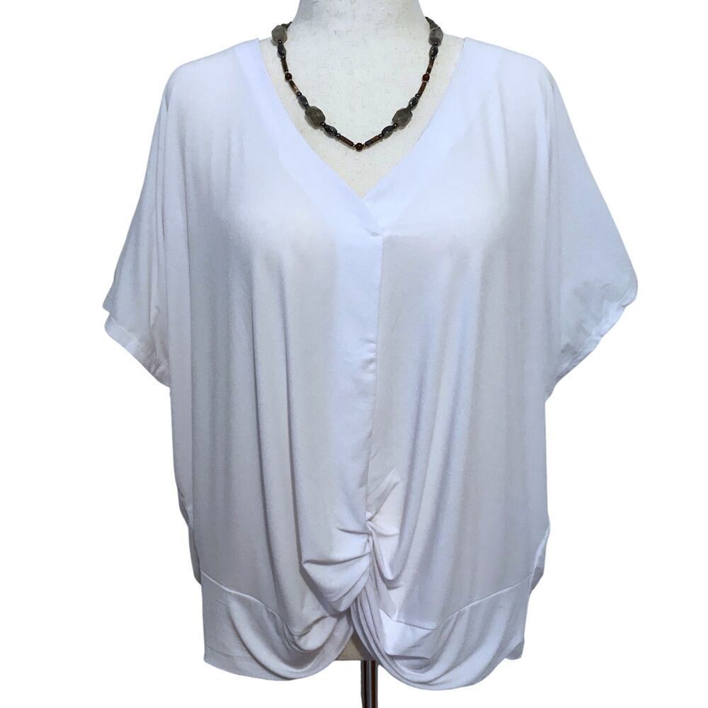 Eloquii NWT V-neck White Blouse Women Various